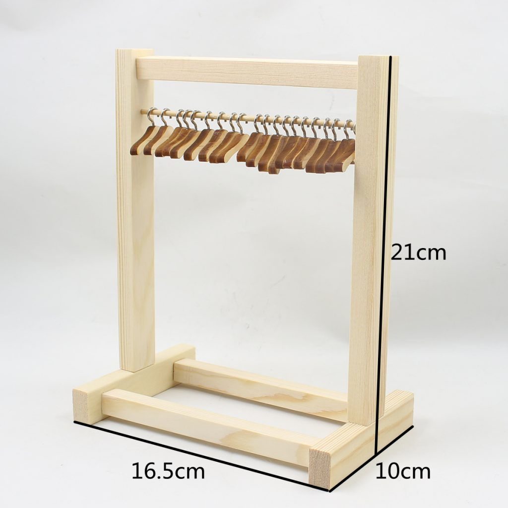 Neo Blythe Doll Metal Hook Shelf Hangers for Wooden Wardrobe 1