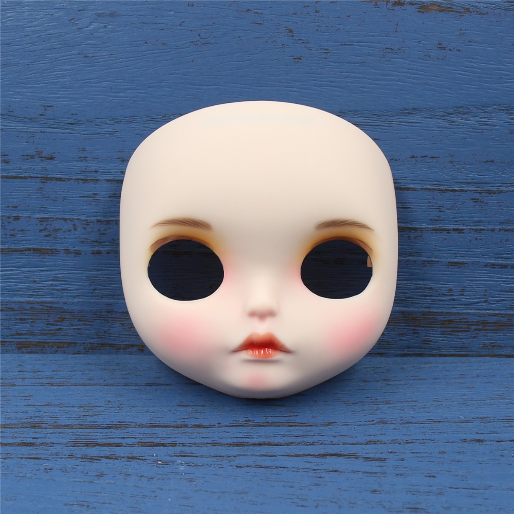 Neo Blythe Doll Matte Faceplate With Back Plate & Screws Blythe Doll Faceplates