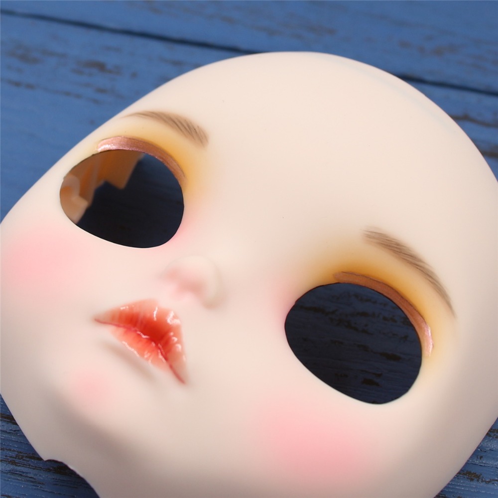 Neo Blythe Doll Matte Faceplate With Back Plate & Screws Blythe Doll Faceplates