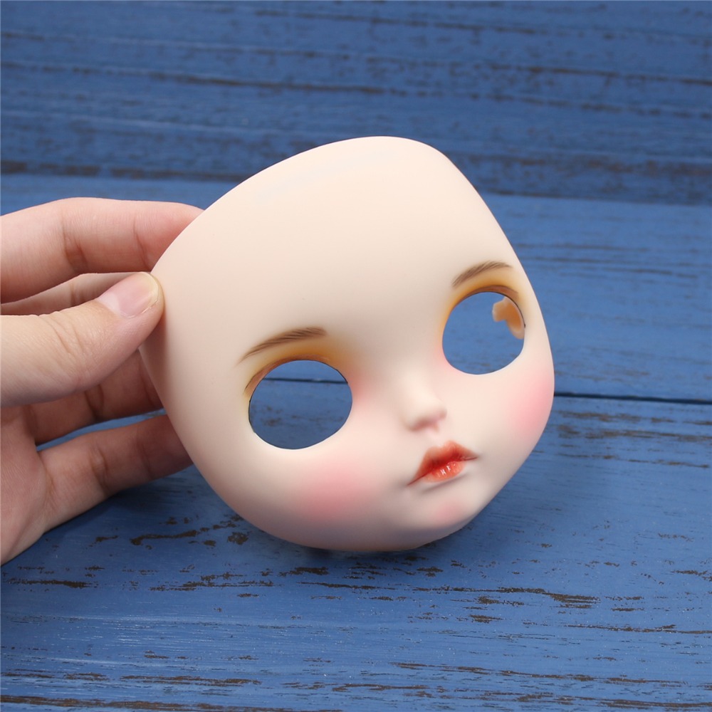 Neo Blythe Doll Matte Faceplate With Back Plate & Screws Blythe Doll Faceplates