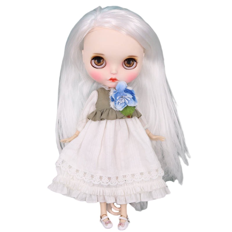 Juliette – Premium Custom Neo Blythe Doll with Multi-Color Hair, White Skin & Matte Pouty Face Matte face Multi-color hair Pouty face White skin