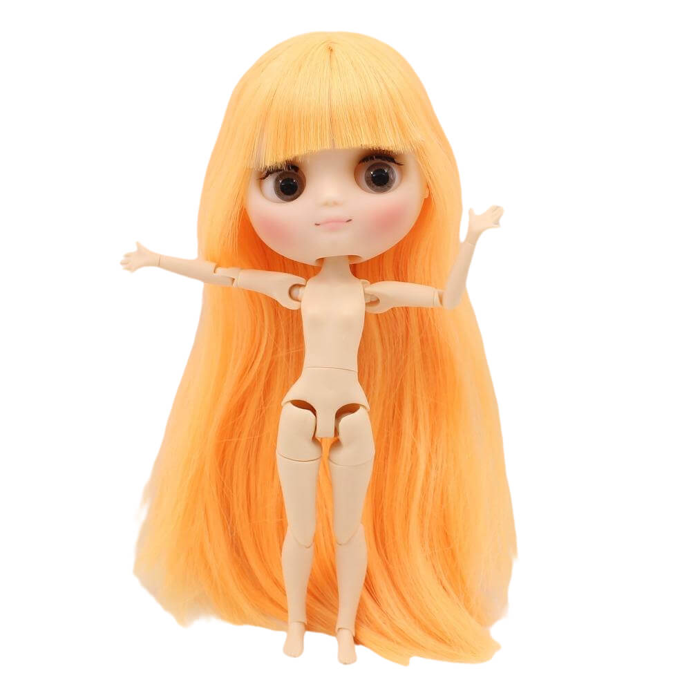 Middie Blythe Doll with Mango Hair, Tilting-Head & Jointed Body Middie Blythe Dolls