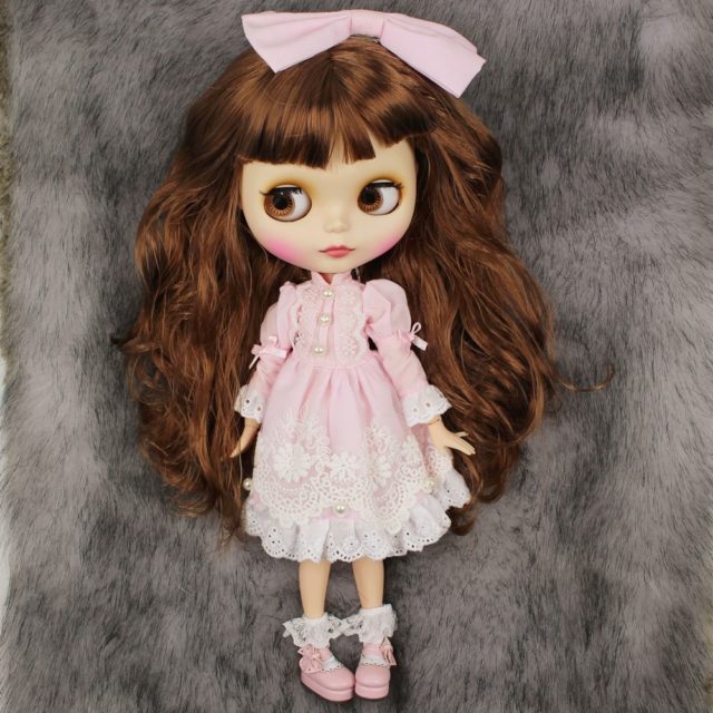 Beautiful Blythe Doll From Factory+Beautiful Hair Great Birthday Gift For Kids 