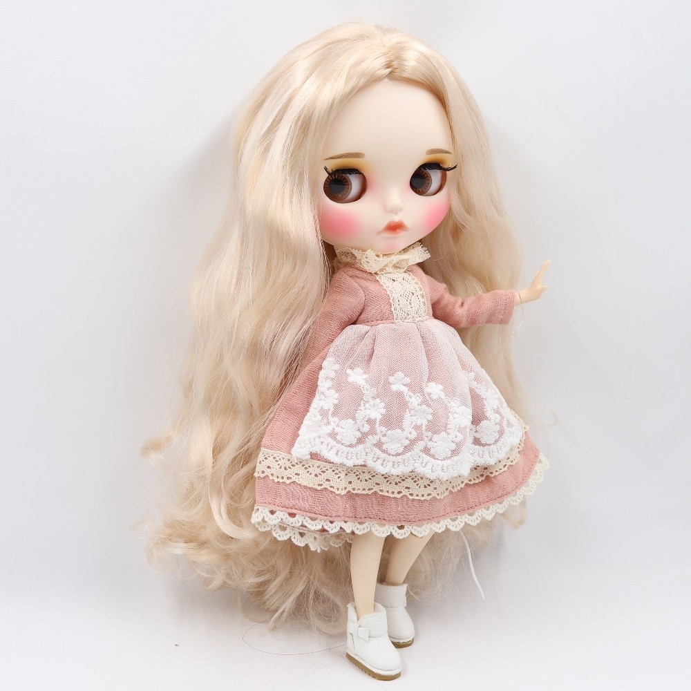 Kinsley – Premium Custom Blythe Doll with Clothes Pouty Face Pouty Face Premium Blythe Dolls 🆕