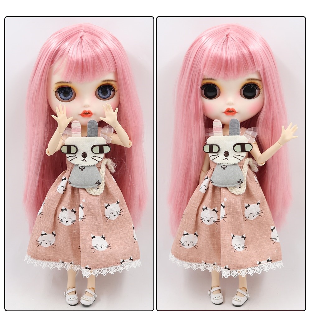 アメリア-プレミアム Custom Blythe 服を着た人形笑顔プレミアムブライス人形🆕笑顔