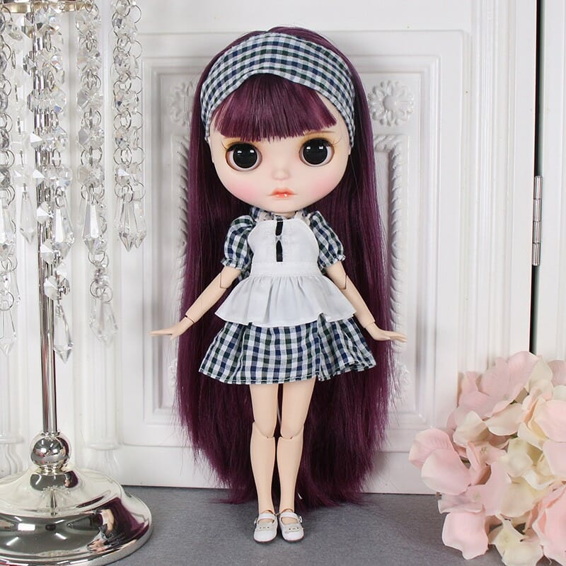 Emberly – Premium Custom Blythe Doll with Full Outfit Cute Face Cute Face Premium Blythe Dolls 🆕