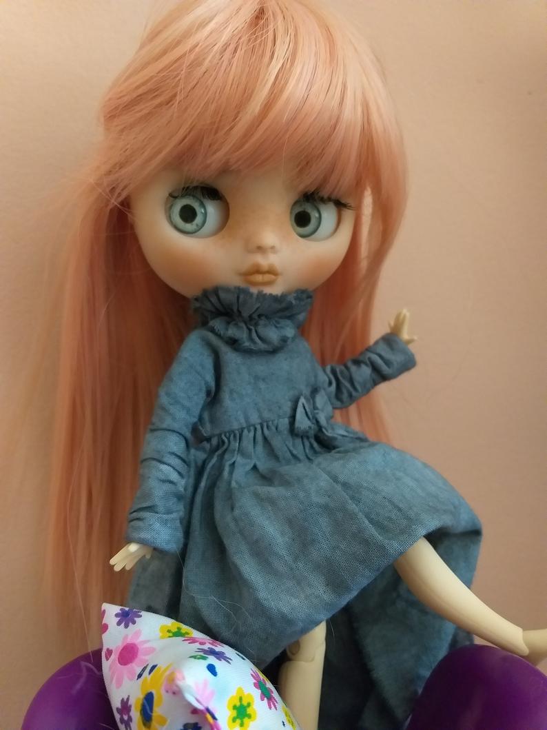 Amina - Custom Blythe Doll One-Of-A-Kind OOAK Custom Blythe Doll ⭐