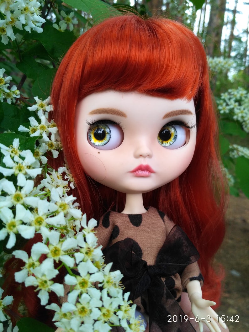 Lydia - Custom Blythe Doll One-Of-A-Kind OOAK Custom Blythe Doll ⭐