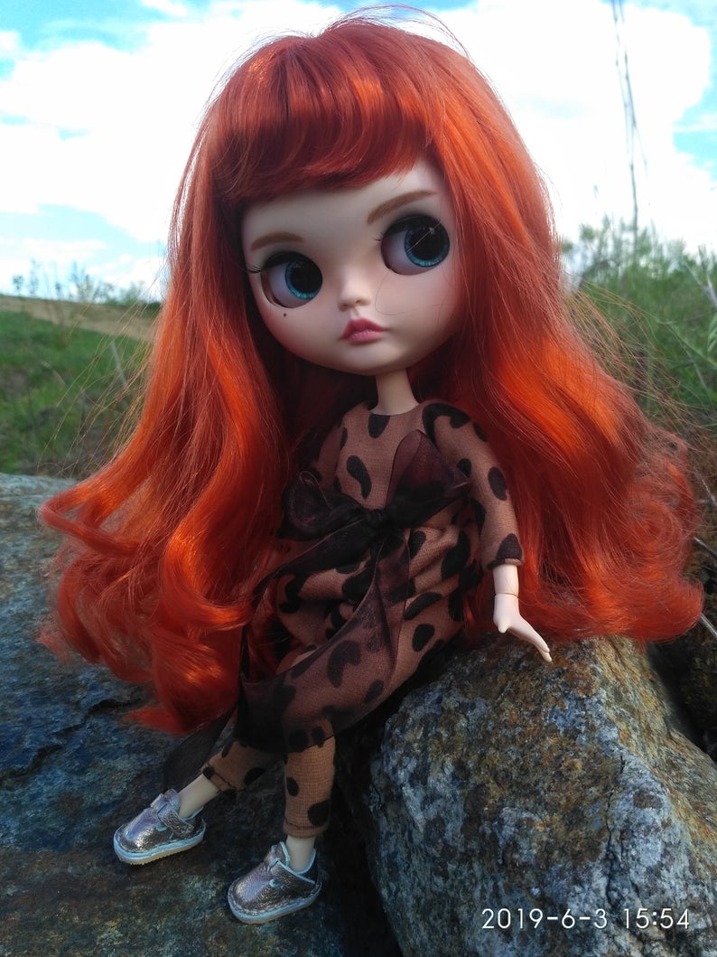 Lydia - Custom Blythe Doll One-Of-A-Kind OOAK Custom Blythe Doll ⭐