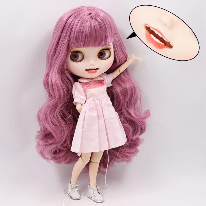 Adelyn – Premium Custom Blythe Doll with Clothes Smiling Face Premium Blythe Dolls 🆕 Smiling Face