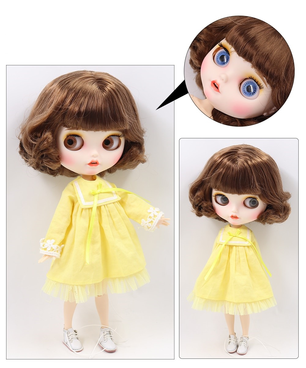 Amy – Premium Custom Blythe Doll with Clothes Smiling Face Premium Blythe Dolls 🆕 Smiling Face