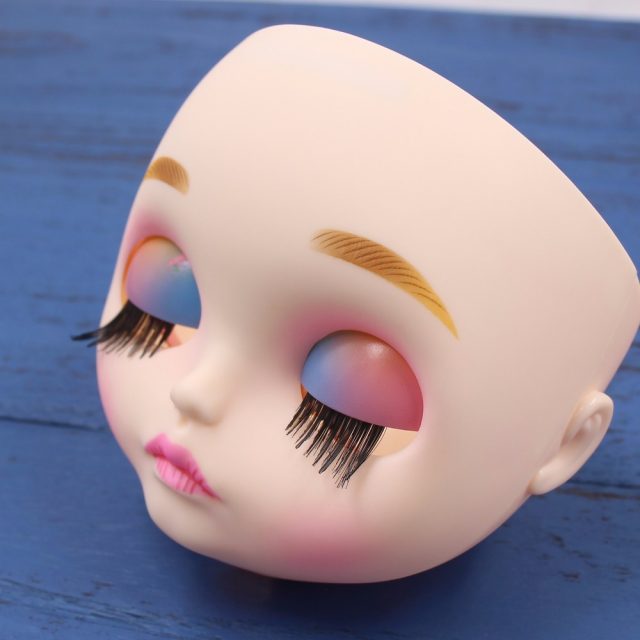 Neo Blythe Doll Faceplate & Backplate Gyda Sgriwiau Blythe Doll Faceplates