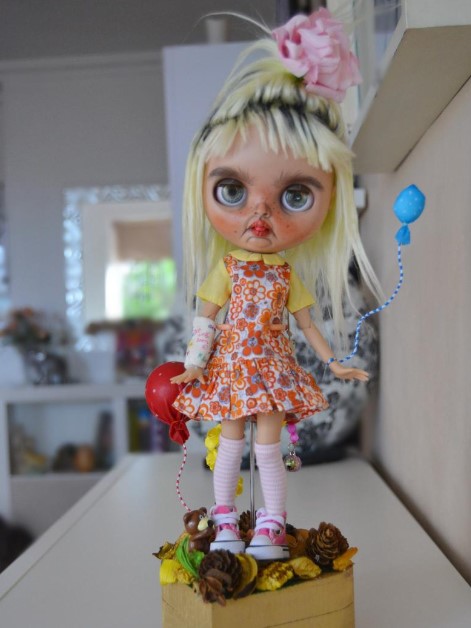 Virginia - Custom Blythe Doll One-Of-A-Kind OOAK Custom Blythe Doll (OOAK)