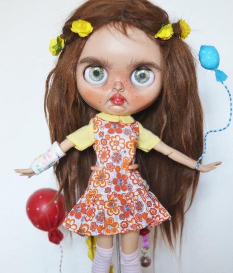 Virginia – Custom Blythe Doll One-Of-A-Kind OOAK Custom OOAK Blythe Doll Virginia - Custom Blythe Doll One-Of-A-Kind OOAK Custom Blythe Doll (OOAK)