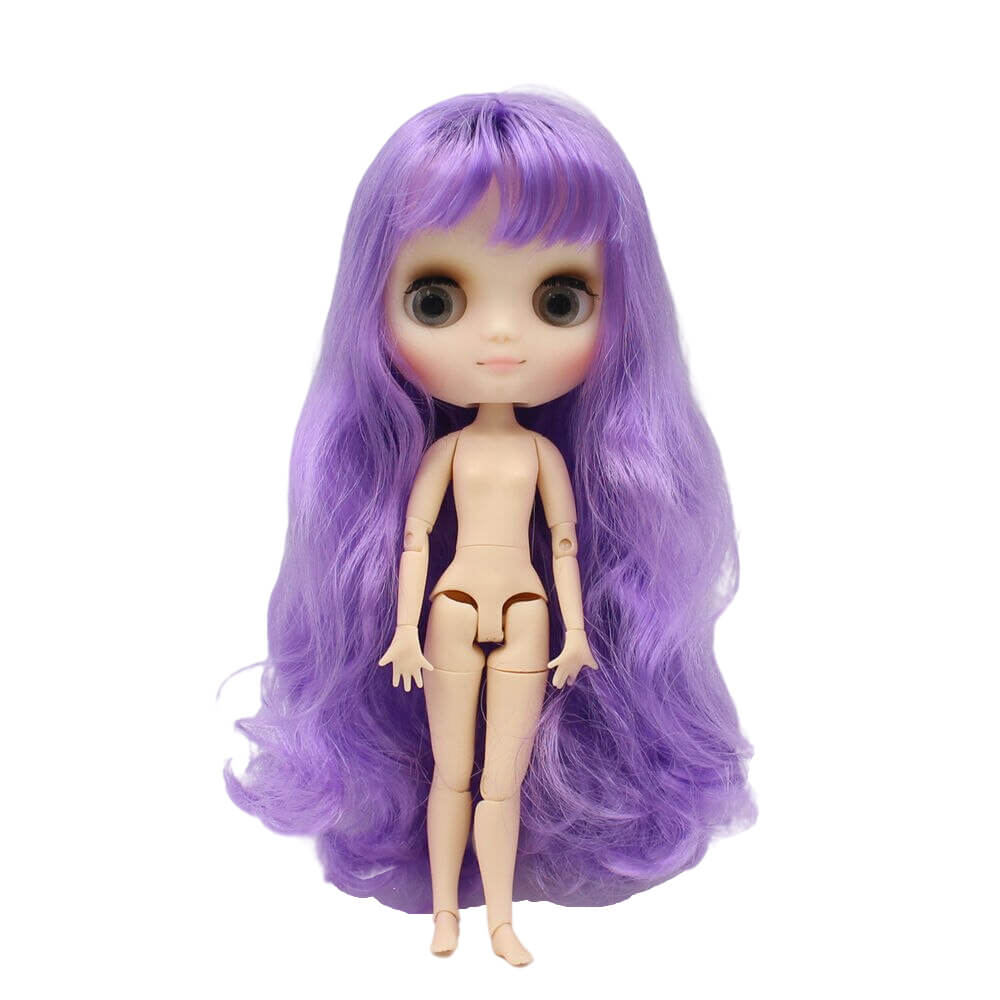Middie Blythe Doll with Purple Hair, Tilting-Head & Jointed Body Middie Blythe Dolls