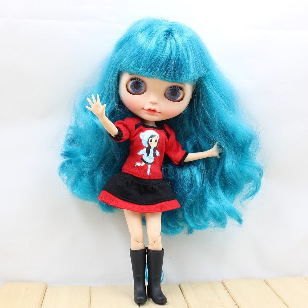 Neo Blythe Doll Blue White Check Dress Neo Blythe Doll Clothes