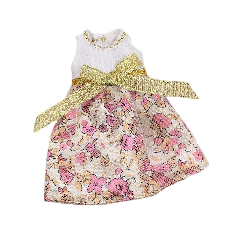 Neo Blythe Doll Multi-Color Floral Bow Dress Blythe doll clothes