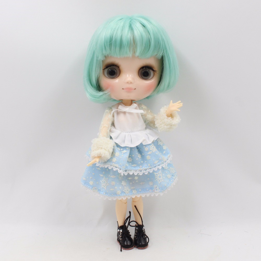 Middie Blythe Doll with Mint Hair, Tilting-Head & Jointed Body Middie Blythe Dolls