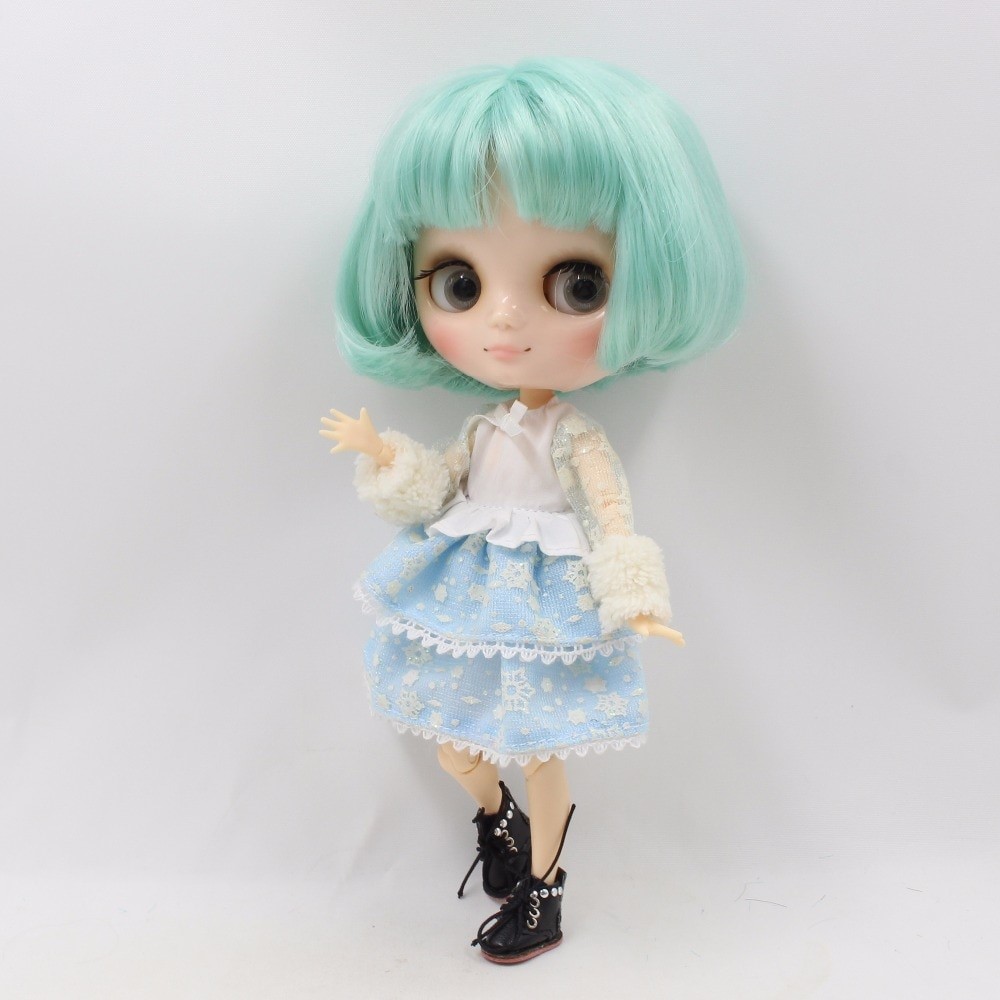 Middie Blythe Doll with Mint Hair, Tilting-Head & Jointed Body Middie Blythe Dolls