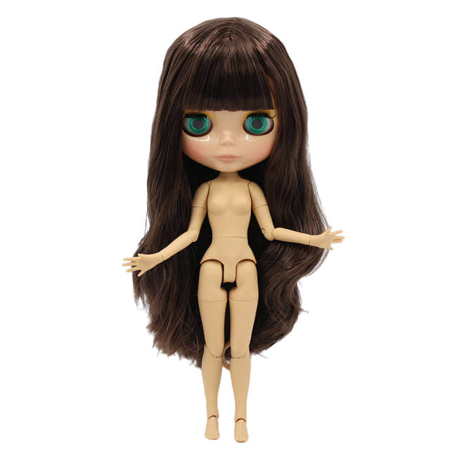 Blythe Nude Doll 12" from ICY Factory Jointed Body Tan Skin DIY BJD Toys 30cm