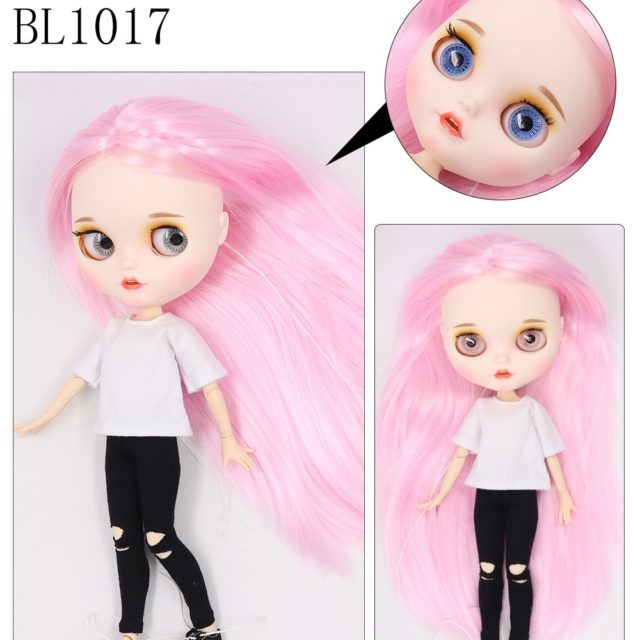 ICY Nude Factory Blyth doll No.BL1215 Pink hair JOINT body 