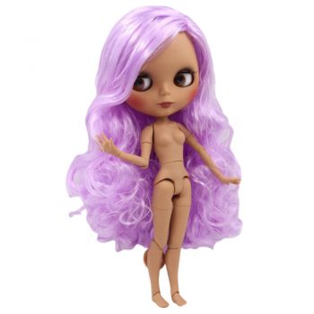 12" Neo Blythe Doll Dark Purple  Factory Nude Blythe Doll from Factory JSW86011 