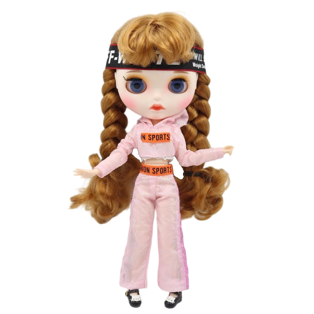 Neo Blythe Doll Fancy Pink Sports Dress Blythe doll clothes