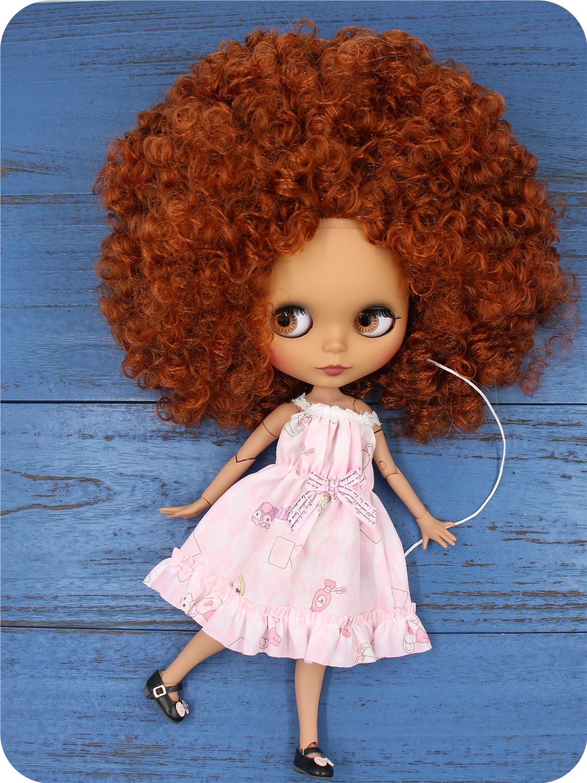 Neo Blythe Doll Puffed Suit with Hair Band Neo Blythe Doll Clothes
