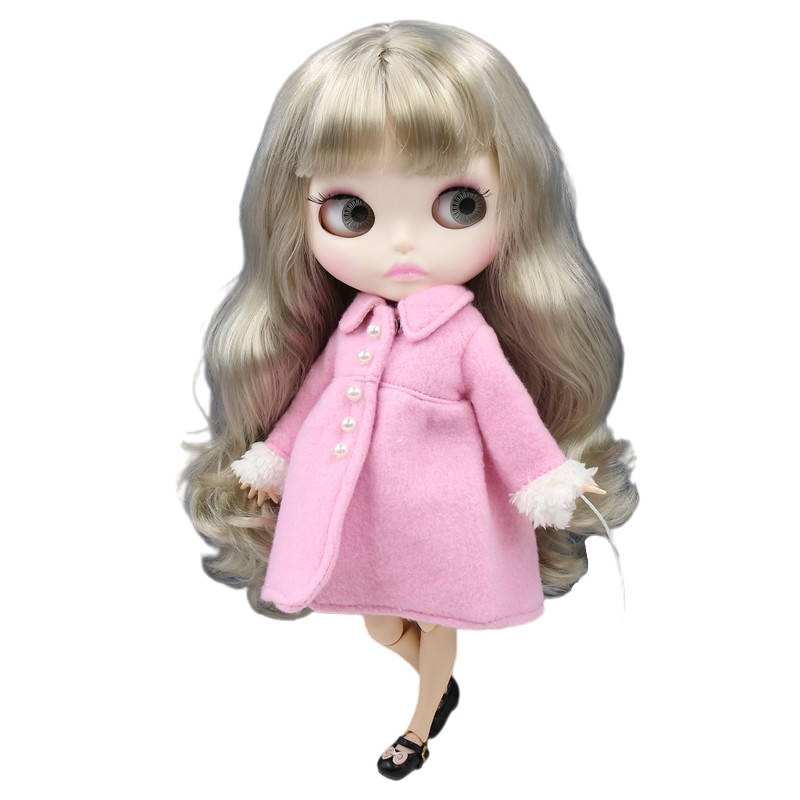 Kate – Premium Custom Neo Blythe Doll with Silver Hair, White Skin & Matte Cute Face Bestsellers Cute face Matte face Silver hair White skin