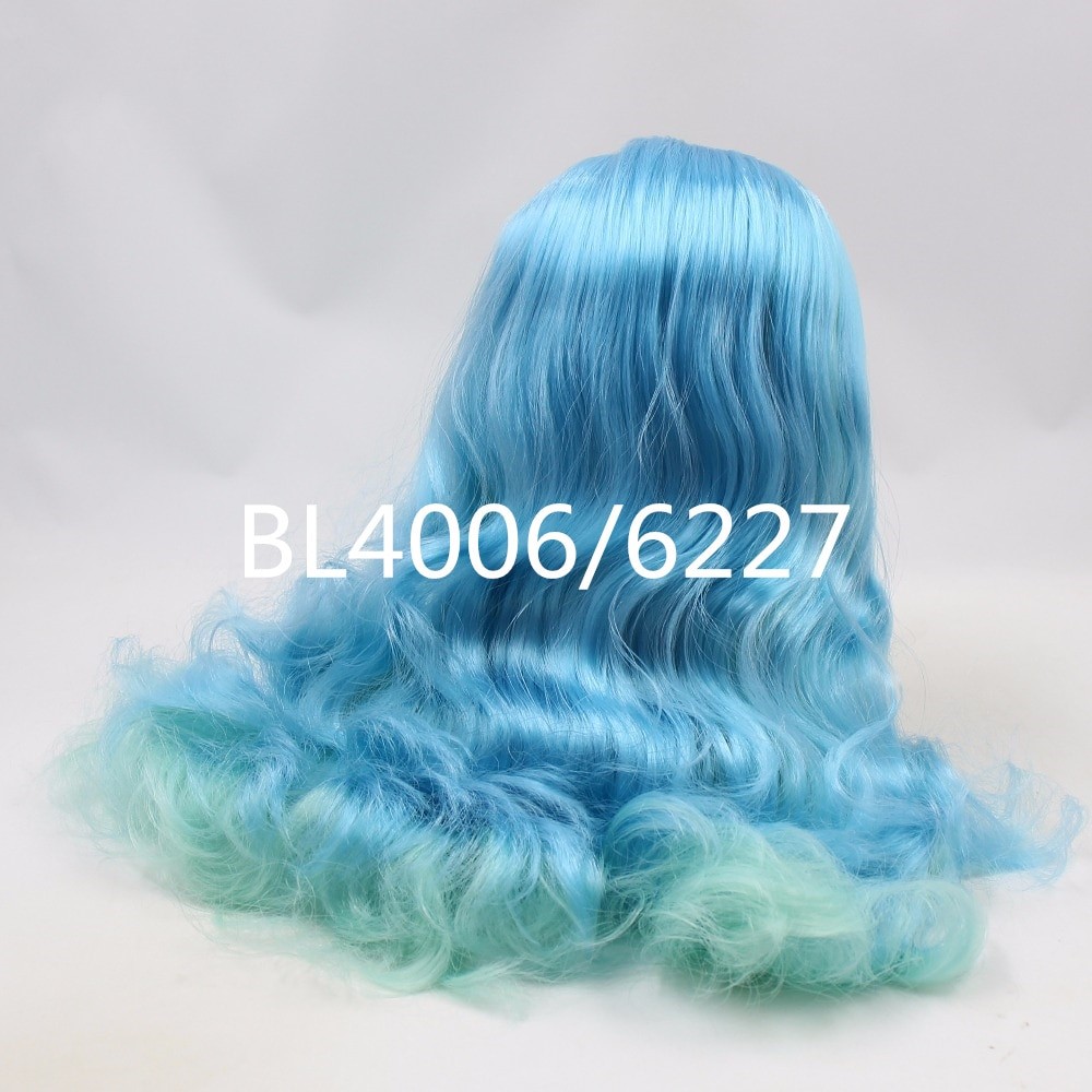 Neo Blythe Doll Multi-Color Hair with Takara RBL Scalp Dome Blythe Doll Hair