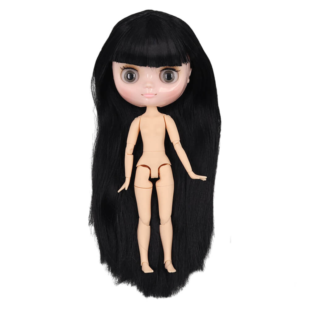 Middie Blythe Doll with Black Hair, Tilting-Head & Factory Jointed Body Middie Blythe Dolls