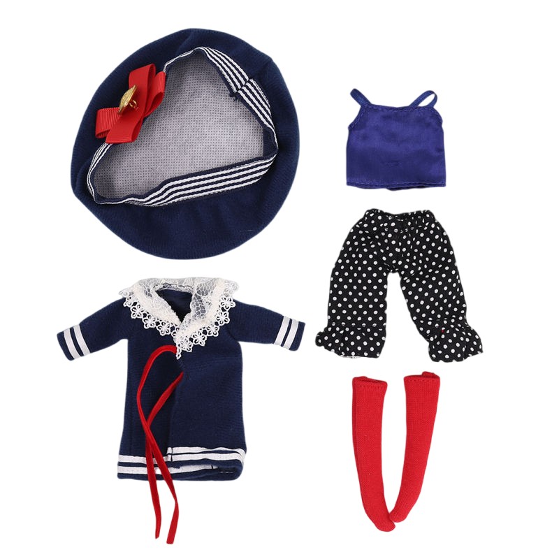 Neo Blythe Doll Romantic Dress With Hat & Over Coat Blythe doll clothes