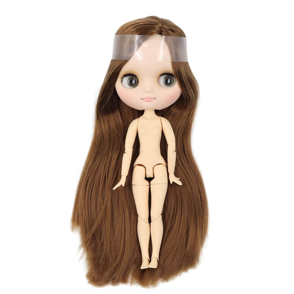Middie Blythe Doll with Brown Hair, Tilting-Head & Jointed Body Middie Blythe Dolls