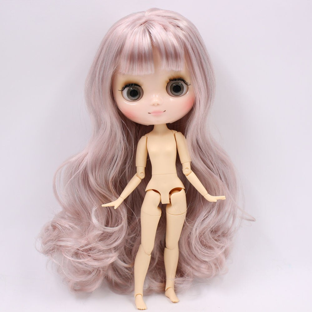 8" Neo Middie Blythe Nude Doll Joint Body Matte Face Yellow Hair From Factory 