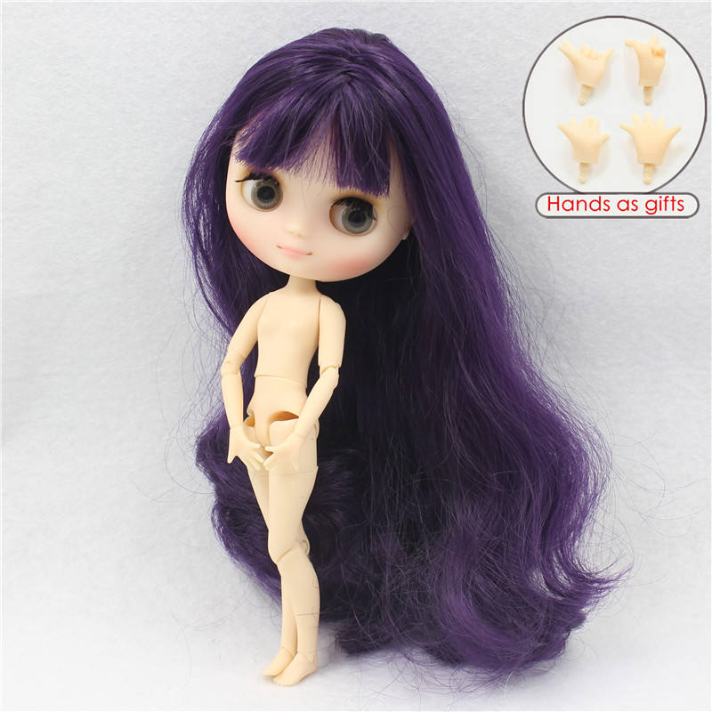 Middie Blythe Doll with Purple Hair, Tilting-Head & Jointed Body Middie Blythe Dolls