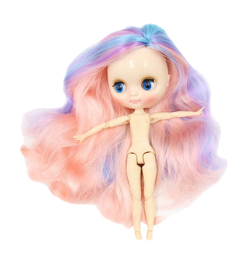 Middie Blythe Doll with Multi-color Hair, Tilting-head & Joined Body Middie Blythe dolor s