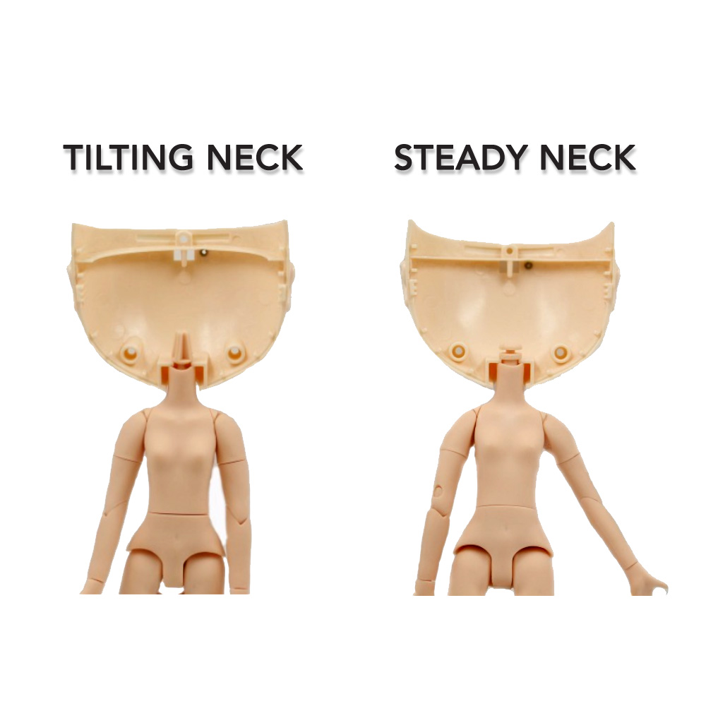 Neo Blythe Doll Neck Joint Para sa Pagkiling at Panay na Ulo Blythe Doll Body Blythe Doll Head