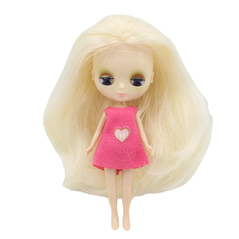 Petite Blythe Doll with Blonde Hair, Open/Close Eyes & Bendable Body Petite Blythe dolls