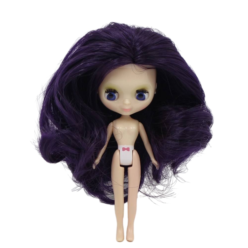 Petite Blythe Doll with Blue Hair, Open/Close Eyes & Bendable Body Petite Blythe dolls