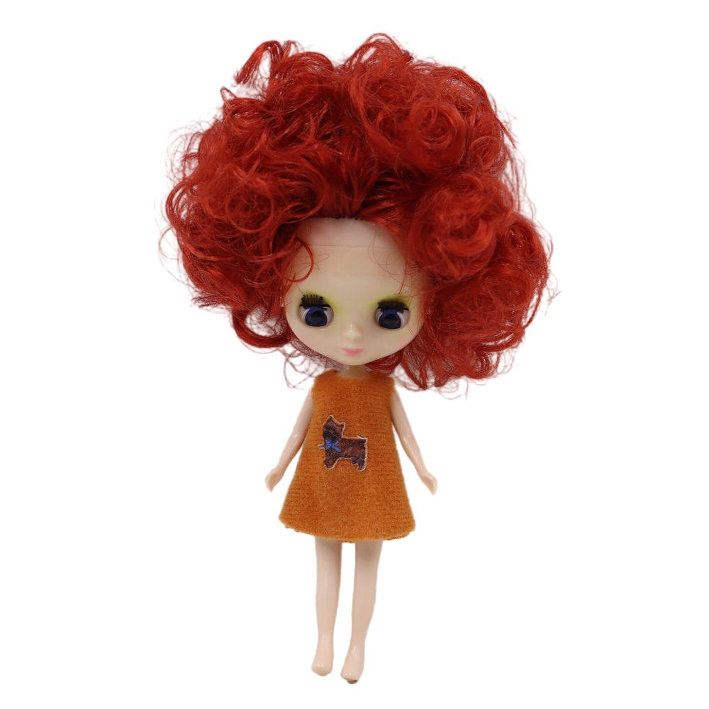 Petite Blythe Doll with Ginger Hair, Open/Close Eyes & Bendable Body Petite Blythe dolls