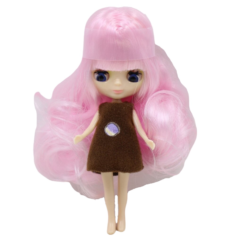 Petite Blythe Doll with Pink Hair, Open/Close Eyes & Bendable Body Petite Blythe dolls