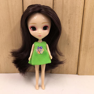 Petite Blythe Doll with Brown Hair, Sleepy Eyes & Bendable Body Petite Blythe Dolls