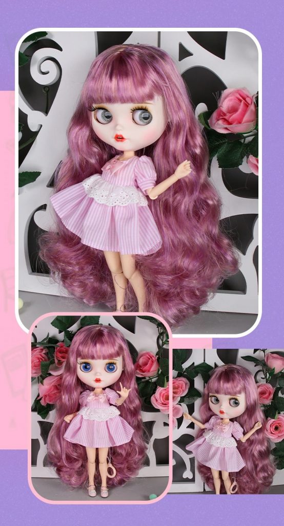 Clare – Premium Custom Blythe Doll with Smiley Face 1
