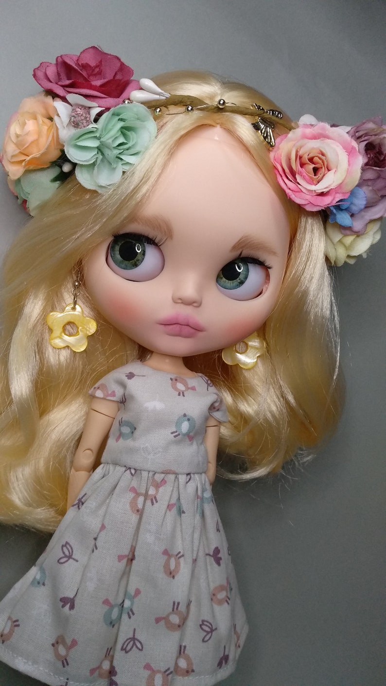 Doris – Custom Blythe Doll One-Of-A-Kind OOAK Custom OOAK Blythe Doll