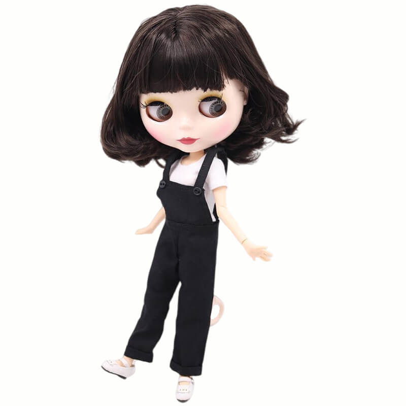 Gloria – Premium Custom Neo Blythe Doll with Brown Hair, White Skin & Shiny Cute Face Brown hair Cute face Shiny face White skin