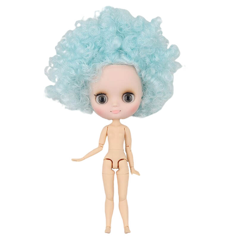 Middie Blythe Doll with Sky Blue Hair, Tilting-Head & Jointed Body Middie Blythe Dolls