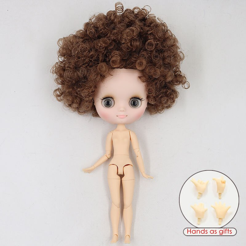 Middie Blythe Doll with Brown Hair, Tilting-Head & Jointed Body Middie Blythe Dolls