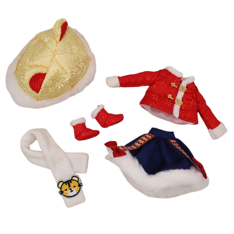 Neo Blythe Doll Christmas Dress With Hats Blythe doll clothes