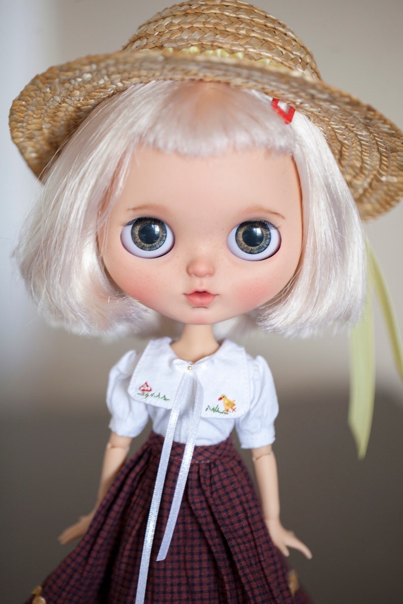 Blanche – Custom Blythe Doll One-Of-A-Kind OOAK Custom OOAK Blythe Doll