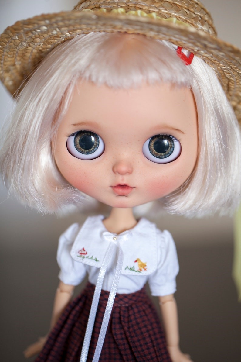 Blanche – Custom Blythe Doll One-Of-A-Kind OOAK Custom OOAK Blythe Doll